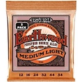 Ernie Ball Earthwood Medium Light Phosphor Bronze Acoustic Guitar Strings 3-Pack 12 - 54