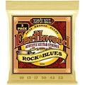 Ernie Ball Earthwood Rock and Blues 80/20 Bronze Acoustic Guitar Strings 3 Pack 10 - 52