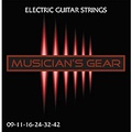 Musicians Gear Electric 9 Nickel Plated Steel Guitar Strings