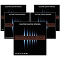 Musicians Gear Electric Nickel Plated Steel Guitar Strings 10-46 - 5-Pack