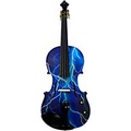Rozannas Violins Electro Blue Lightning Series Violin Outfit 4/4
