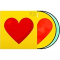 SERATO Emoji #3 Donut/Heart 12 Control Vinyl Pair