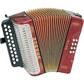 Hohner Erica Two-Row Accordion AD Pearl Red