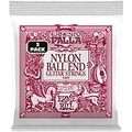 Ernie Ball Ernesto Palla Black & Gold Ball-End Nylon Classical Guitar Strings 3-Pack 28 - 42