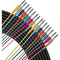 Livewire Essential 8-Channel Snake 1/4 to 1/4 6 ft. Black