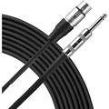 Livewire Essential High Impedance Microphone Cable XLR to 1/4 20 ft. Black