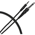Livewire Essential Interconnect Cable 3.5 mm TRS Male to 1/4 TS Male 5 ft. Black