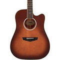 DAngelico Excel Bowery Dreadnought Acoustic-Electric Guitar Vintage Sunset