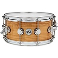 DW Exotic Figured Olive Ash Lacquer Snare 14 x 6.5 in. Chrome Hardware