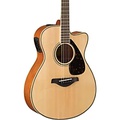 Yamaha FSX820C Small Body Acoustic-Electric Guitar Natural