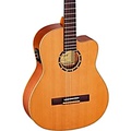 Ortega Family Series Pro RCE131 Acoustic-Electric Slim Neck Nylon String Guitar Satin Natural