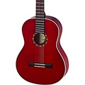Ortega Family Series R121LWR Left-Handed Classical Guitar Transparent Wine Red