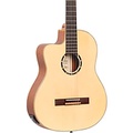 Ortega Family Series RCE125SN-L Thinline Acoustic/Electric Classical Guitar Natural Matte
