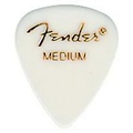 Fender Flat Standard Picks White Medium - 2 Dozen