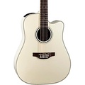 Takamine GD37CE 12-String Dreadnought Acoustic-Electric Guitar Pearl White