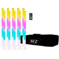 JMAZ Lighting Galaxy Tube 10pk Package with 10 Battery Powered LED Effect Tube