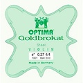 Optima Goldbrokat Series Steel Violin E String 4/4 Size, Light Steel, 26 guage ball end