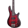 Schecter Guitar Research Hellraiser Extreme-4 Electric Bass Guitar Satin Crimson Red Burst