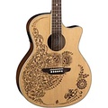 Luna Guitars Henna Oasis Select Spruce Acoustic-Electric Guitar Natural