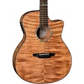 Luna High Tide Exotic Wood Cutaway Grand Concert Acoustic-Electric Guitar Mahogany