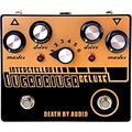 Death By Audio Interstellar Overdriver Deluxe Dual Overdrive Noise Effects Pedal Black and Gold