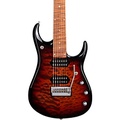 Ernie Ball Music Man JP15 7 7-String Quilted Maple Top Electric Guitar Tiger Eye