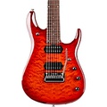 Ernie Ball Music Man John Petrucci 7 JP7 Quilt Maple Top Rosewood Fingerboard Electric Guitar Dragons Blood