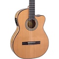 Lucero LC235SCE Acoustic-Electric Exotic Wood Classical Guitar Natural