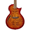 ESP LTD TL-6 Thinline Acoustic-Electric Guitar Transparent Tiger Eye