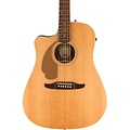 Fender Left-Handed California Redondo Player Acoustic-Electric Guitar Natural