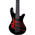 Spector Legend5 Alex Webster Drip Pattern 5-String Electric Bass Black/Red