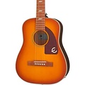 Epiphone Lil Tex Travel Acoustic-Electric Guitar Faded Cherry Sunburst