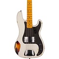 Fender Custom Shop Limited-Edition 58 Precision Bass Relic Aged Black over Chocolate 3-Color Sunburst