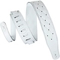 Levys MG26DS 2.5 White Garment Leather Guitar Strap