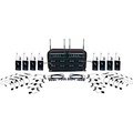 VocoPro MIB-QUAD-8B SYSTEM 8-Channel Wireless Headset/Lapel Mic-in-Bag Package, 900-927.2mHz