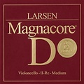 Larsen Strings Magnacore Arioso Cello D String 4/4 Size, Medium Steel, Ball End
