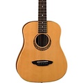 Luna Muse Safari Series Spruce 3/4 Dreadnought Travel Acoustic Guitar Natural