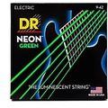 DR Strings NEON Hi-Def Green SuperStrings Light Electric Guitar Strings