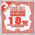 Ernie Ball Nickel Wound Single Guitar Strings 3-Pack .018 Gauge 3-Pack