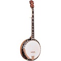 Gold Tone OB-250+/L Left-Handed Orange Blossom Banjo With JLS #12 Tone Ring and Case Vintage Brown
