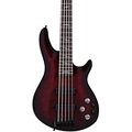 Schecter Guitar Research Omen Elite-5 5-String Electric Bass Black Cherry Burst