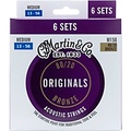 Martin Originals 80/20 Bronze Acoustic Guitar Strings 6-Pack Medium (13-56)