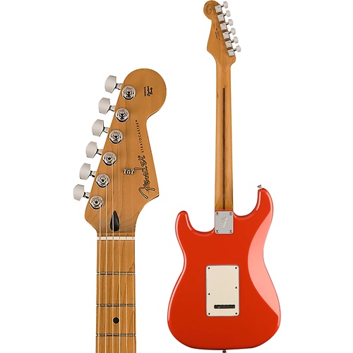  Fender Player Stratocaster Roasted Maple Fingerboard With Fat 50s Pickups Limited-Edition Electric Guitar Fiesta Red