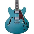 DAngelico Premier DC Semi-Hollow Electric Guitar With Stopbar Tailpiece Ocean Turquoise