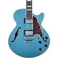 DAngelico Premier SS Semi-Hollow Electric Guitar With Stopbar Tailpiece Ocean Turquoise