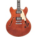 DAngelico Premier Series DC XT Limited-Edition Semi-Hollow Electric Guitar with Seymour Duncan Psyclone Humbuckers Matte Walnut
