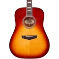 DAngelico Premier Series Lexington Dreadnought Acoustic-Electric Guitar Vintage Natural