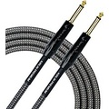 KIRLIN Premium Plus Instrument Cable with Carbon Gray Woven Jacket 20 ft.