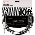 Fender Pro Straight to Straight Checkboard Instrument Cable 10 ft. Black