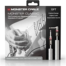 Monster Cable Prolink Classic Instrument Cable Coiled 12 ft. White